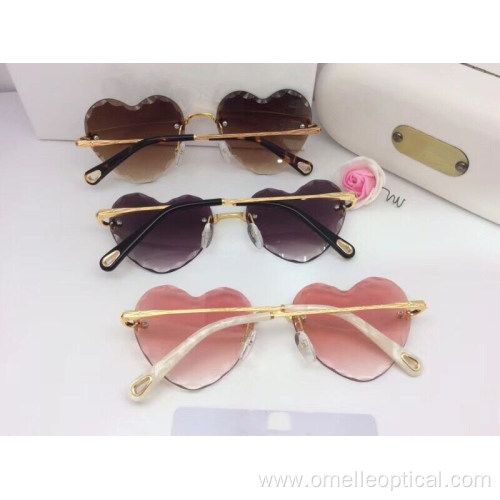Colorful Heart Shaped Sunglasses For Women